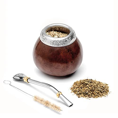 Balibetov Yerba Mate Gourd Set (Original Natural Handmade  A
