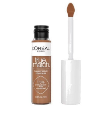 L'Oreal True Match Radiant Serum Concealer 1.5% Hyaluronic Acid N10 Deep New
