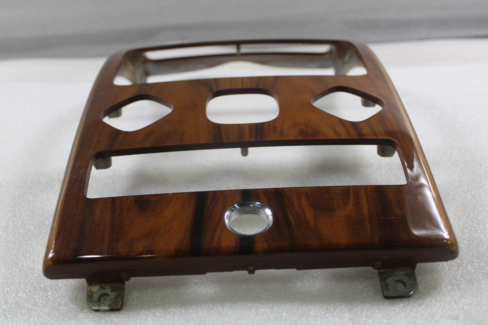 Maserati Quattroporte, Dash Radio Bezel, Wood Trim, Used, P/N 981336680