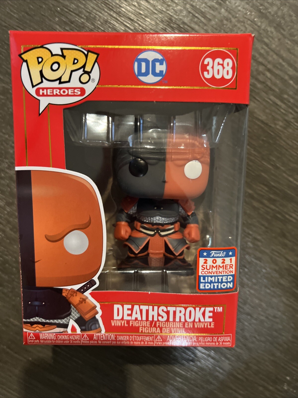 Funko Pop Deathstroke 368 Imperial Palace Dc Comics Heroes Summer Convention