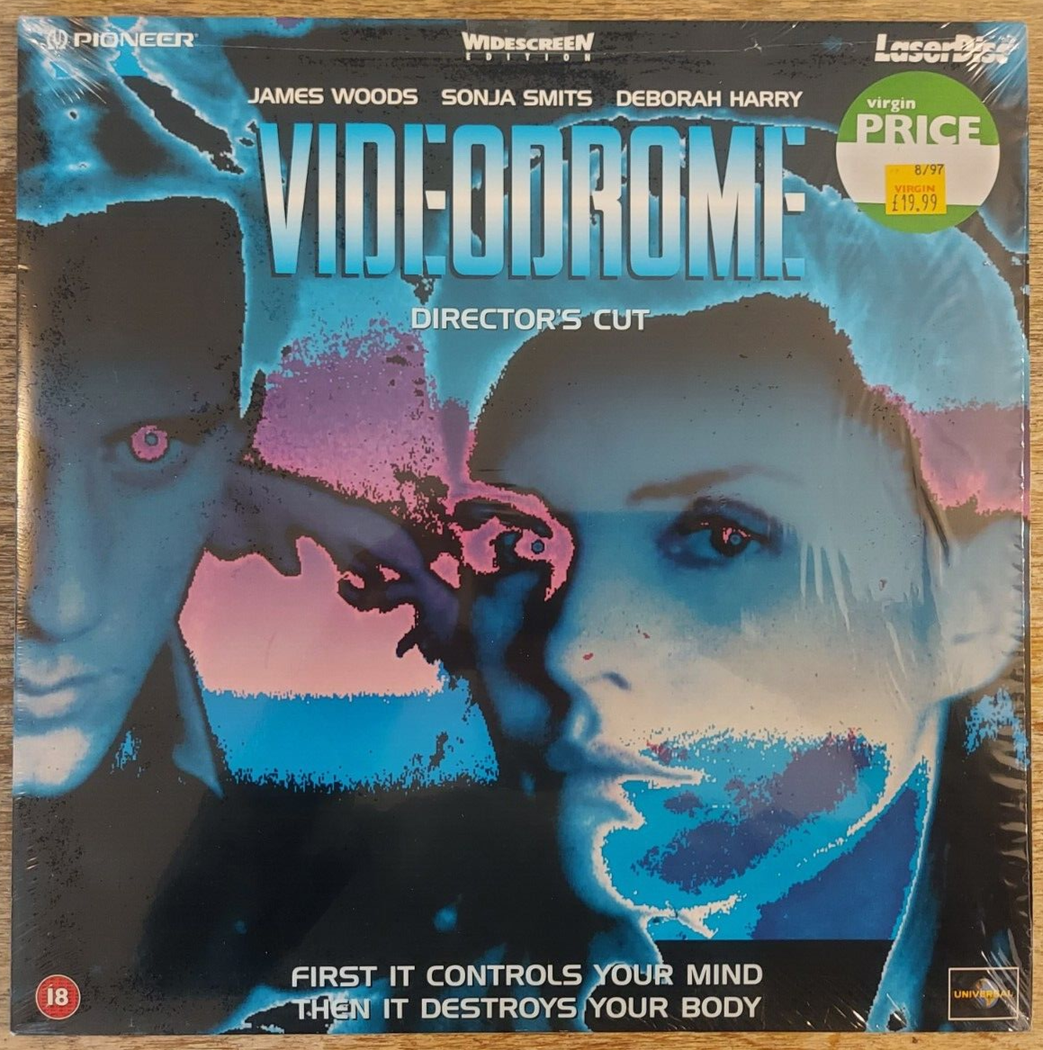LaserDisc VIDEODROME - David Cronenberg / Director´s Cut - Deborah