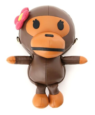 A BATHING APE BAPE BABY LISA PLUSH DOLL SHOULDER BAG H12.6 A BATHING APE BAPE BABY LISA PLUSH DOLL SHOULDER BAG H12.6