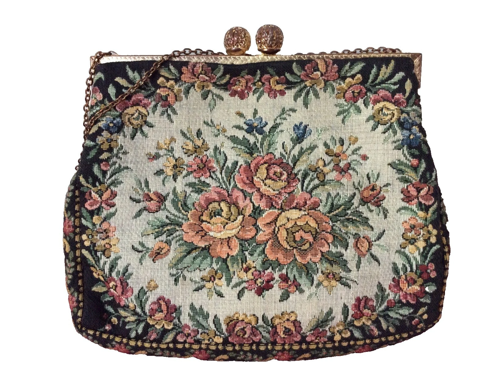 Fabric Original 1920s Decade Vintage Bags, Handbags & Cases