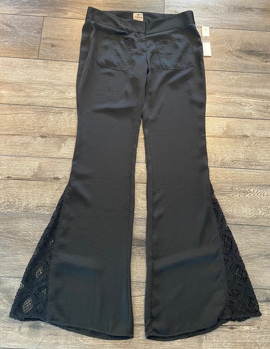 NWT SW3 Bespoke Pants Black Flare Lace Size 4 New