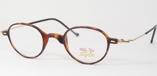NiGuRa Style N 0376 A MATTE TORTOISE /GOLD UNIQUE RARE EYEGLASSES 42-23-140mm