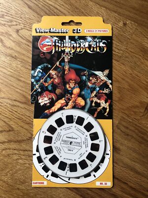 Thundercats View Master Reel Set 1985 Rare 3D 1052 International Shipping