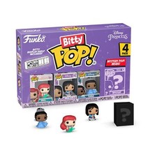 Funko Bitty POP: Pack de 4 figuras de vinilo coleccionables de princesas Disney Ariel