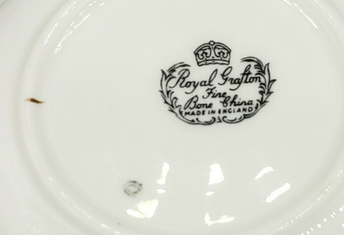 (2) Royal Grafton Fine Bone China Trinket Dish, Win Schuler's St Joseph Michigan - Picture 4 of 6