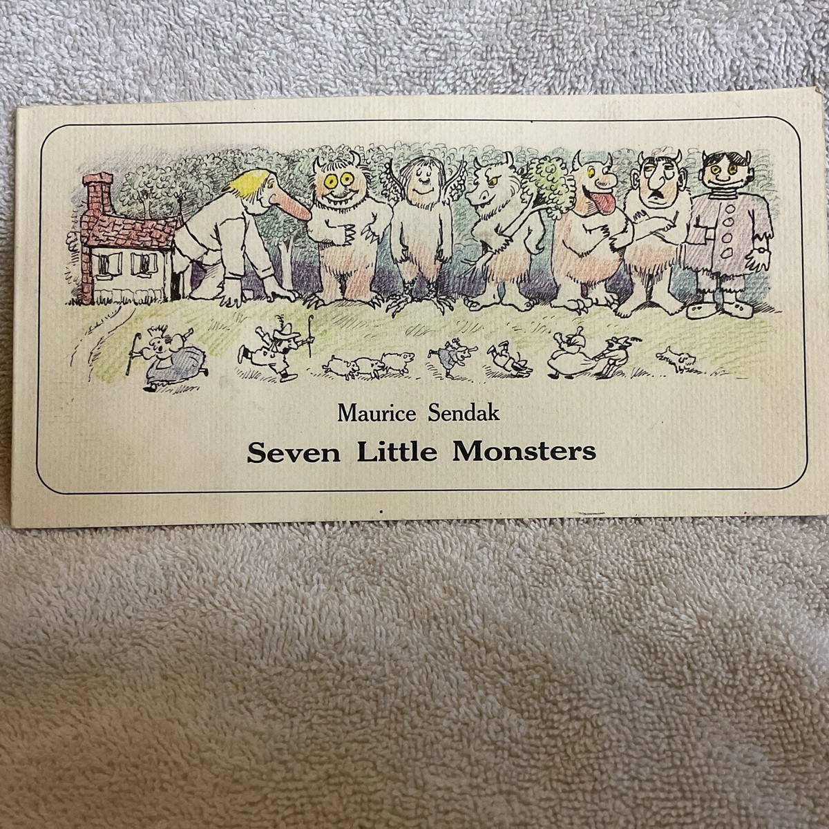 Vintage Seven Little Monsters Paperback Book By Maurice Sendak Pre-owned |  eBay