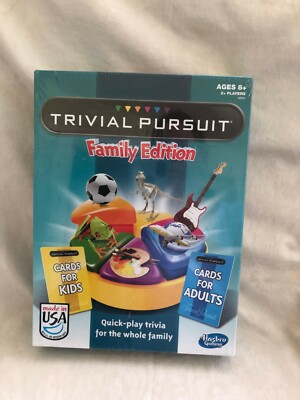 Hasbro Gaming Trivial Pursuit Family Edition New Sealed in Box 