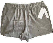 RBX Women's Willow Walking Shorts with Zip Pocket 4" inseam Size XL Light Olive