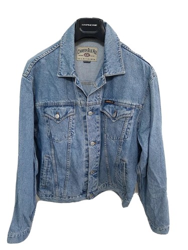 Carrera blue age giubbotto jacket jeans uomo men vintage giubbino tg XL  jake 90s | eBay