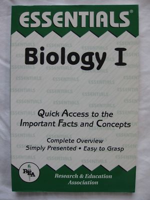 Biology I Essentials 1 by Research & Education Association Editors (2003,...