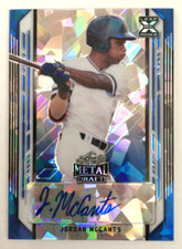 2021 Leaf Metal auto JORDAN McCANTS #ed 6/15! Miami Marlins
