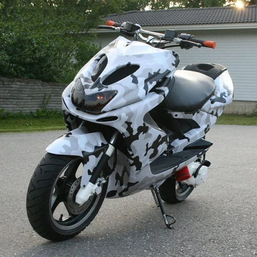 Camo Vinylfolie Rollfolie Aufkleber Arktis Schnee Camouflage Folie für Auto Fahrrad - Bild 4 von 23