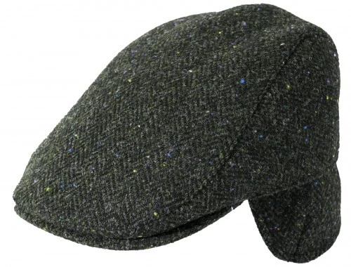 Failsworth Millinery Oban Tweed Wool Flat Cap