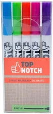 Top Notch Paint Markers Fine Tip Oil Based 1737-2756