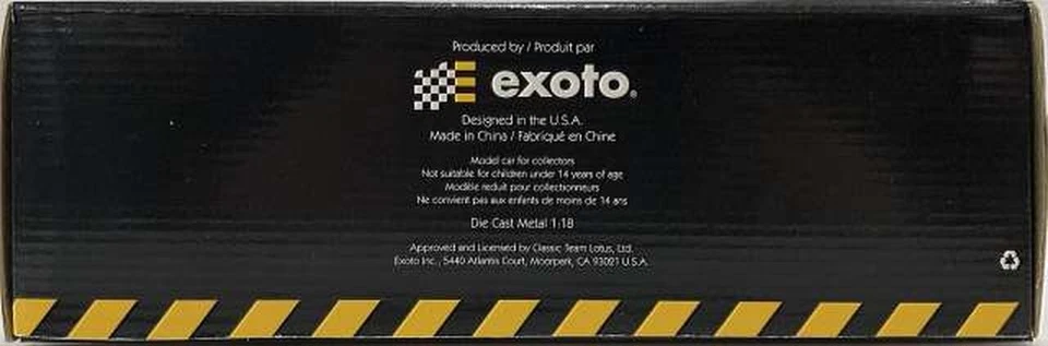 Minicar modellino auto 1/18 Exoto Lotus Type 49 #4 verde con scatola dal Giap... - Immagine 4 di 4