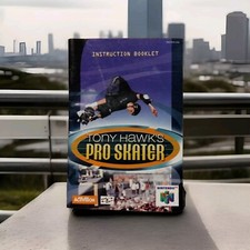 Tony Hawk's Pro Skater- N64- INSTRUCTION BOOKLET MANUAL ONLY - NO GAME