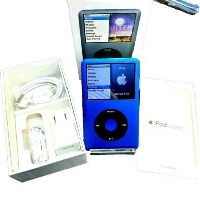 Apple iPod Classic 7th Generation 256GB SSD Various Colors with