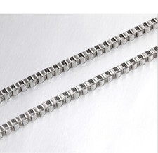 Solid 925 Sterling Silver Classic 2mm wide 16" 32INCH Italian Box Chain Necklace