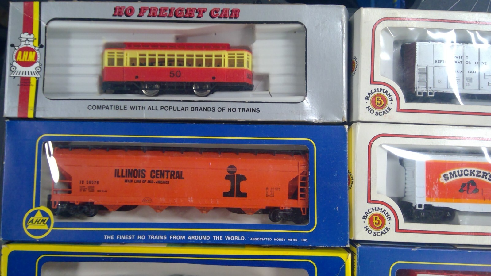 Vintage lot of 15 HO freight cars with boxes (Z66) eBay