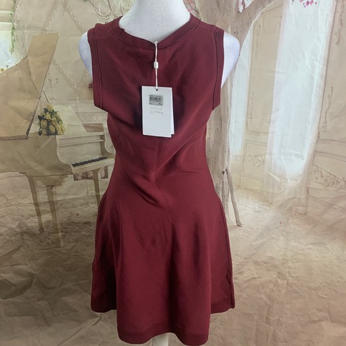 NEW Gal Meets Glam Holiday Julie Burgundy Dress size small - Picture 8 of 11