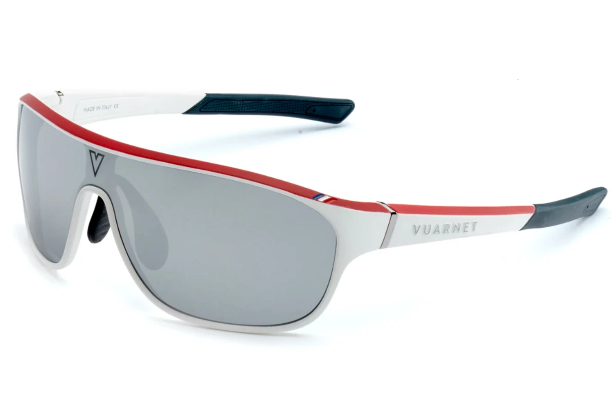 New VUARNET RACING 1929 180 LARGE White Red Frames Silver