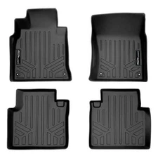 SMARTLINER SA0408/B0408 Front/Rear Floor Liners Black for Infiniti Q70