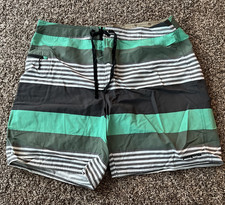 Patagonia Board Shorts Mens Size 38 Striped Wayfarer Pocket New With Tags
