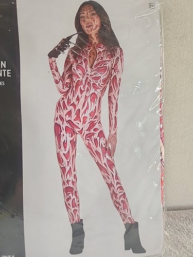 AMSCAN SCARRED CATSUIT NEU IM PAKET ERWACHSENE L/XL - Bild 2 von 5