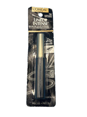 LOREAL Lineur Intense Brush Tip Liquid Eyeliner  790 Carbon Black HTF