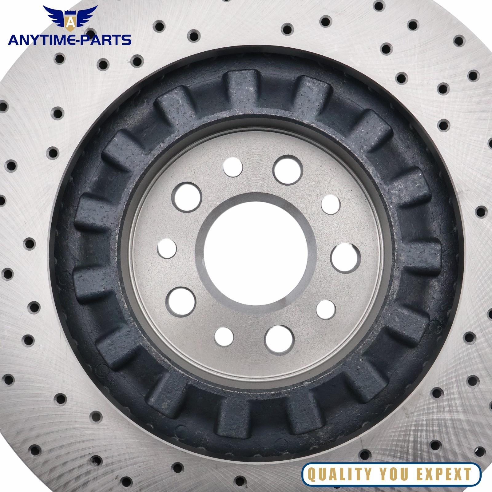 2x Front Brake Rotors 670030935 Fits Maserati Ghibli Quattroporte Brake Disc