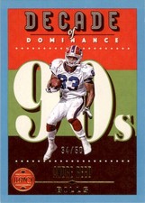 2023 Panini Legacy Decade of Dominance Blue Andre Reed 34/50 Buffalo Bills