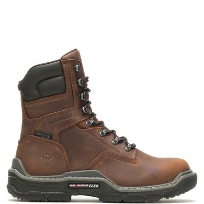 #ad Wolverine Men Raider DuraShocks® Waterproof 8quot; Work Boot Shoes $89.99