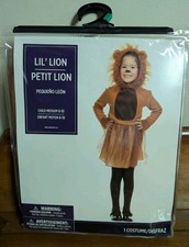 Lil' Lion Costume Child Medium 8-10 Cosplay Animal Dress Up Halloween Cute