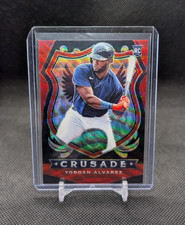 Yordan Alvarez 2020 Panini Crusade #67/199 RC Ruby Wave Prizm Astros No. 2