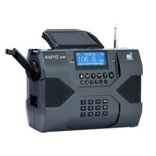 Kaito Emergency Radio Voyager Max KA900 Digital Solar Dynamo Crank Wind Up AM...