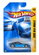 Hot Wheels '09 Corvette C6 ZR1 blue 2008 New Models FACTORY SEALED- NEW