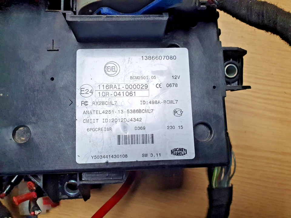 # ECU Lock Kit Set Citroen RELAY Peugeot Boxer 2.2 euro5 9691854880 9676721380 - Image 4 of 4