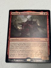 Baeloth Barrityl, Entertainer FOIL MTG Baldurs Gate Commander Legends Magic