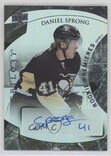 2015-16 Trilogy Rookie Premieres Black Rainbow Foil 29/46 Daniel Sprong Auto 1fd