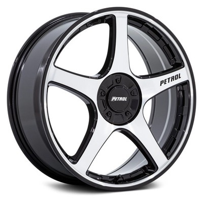 Petrol P2E Wheel 19x8 (40, 5x114.3, 72.56) Black Single Rim