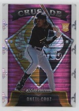 2022 Panini Chronicles Crusade Pink Pulsar Prizm Oneil Cruz #3 1gj7