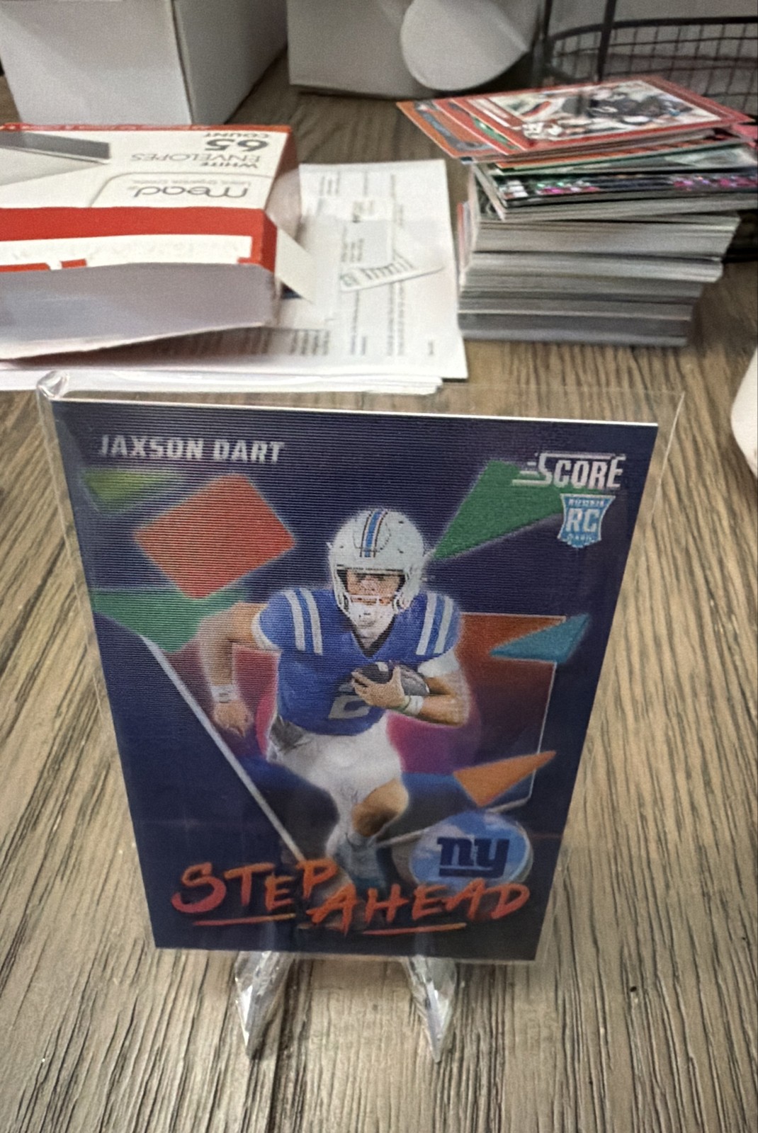 2025 Score - Step Ahead Jaxson Dart #SA-19 (RC)