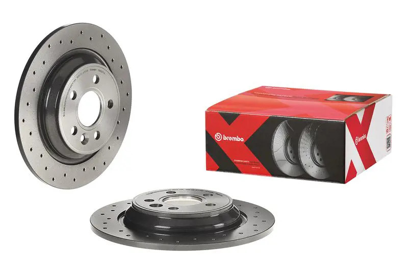 2x Bremsscheibe voll 08.A537.1X BREMBO für VOLVO V60 I V70 III S80 II XC70 II - Bild 3