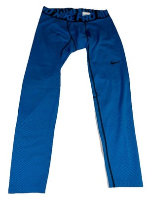 nike pro compression tights xl mens blue black extra large full length baselayer