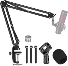 Microphone Boom Arm Stand for Blue Yeti HyperX QuadCast Snowball Mic Boom Arm