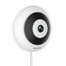 REOLINK 6MP PoE IP Fisheye Camera with 360  View, Surveillance for Home/Offic...