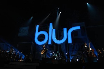 Blur perform on stage during The BRIT Awards 2012 at The O2 on Feb- Old Photo